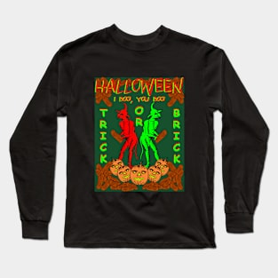 TRICK OR BRICK Long Sleeve T-Shirt